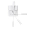 LEDTM® IBIS 61368 Μοντέρνο Φωτιστικό Τοίχου - Απλίκα Ξενοδοχείου Reading Light με Φορτιστή USB 3A LED 10W 1100lm 36° & 360° AC 220-240V IP20 Φυσικό Λευκό 4500K - Bridgelux COB Chip & TÜV SÜD Driver - Λευκό Ματ - Μ10 x Π6.1 x Υ18cm - 3 Χρόνια Εγγύηση - Image 6