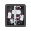 LEDTM® IBIS 61369 Μοντέρνο Φωτιστικό Τοίχου - Απλίκα Ξενοδοχείου Reading Light με Φορτιστή USB 3A LED 10W 1100lm 36° & 360° AC 220-240V IP20 Φυσικό Λευκό 4500K - Bridgelux COB Chip & TÜV SÜD Driver - Γκρι Ανθρακί Ματ - Μ10 x Π6.1 x Υ18cm - 3 Χρόνια Εγγύηση - Image 7