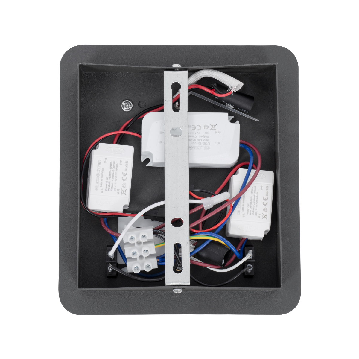 LEDTM® IBIS 61369 Μοντέρνο Φωτιστικό Τοίχου - Απλίκα Ξενοδοχείου Reading Light με Φορτιστή USB 3A LED 10W 1100lm 36° & 360° AC 220-240V IP20 Φυσικό Λευκό 4500K - Bridgelux COB Chip & TÜV SÜD Driver - Γκρι Ανθρακί Ματ - Μ10 x Π6.1 x Υ18cm - 3 Χρόνια Εγγύηση - Image 7