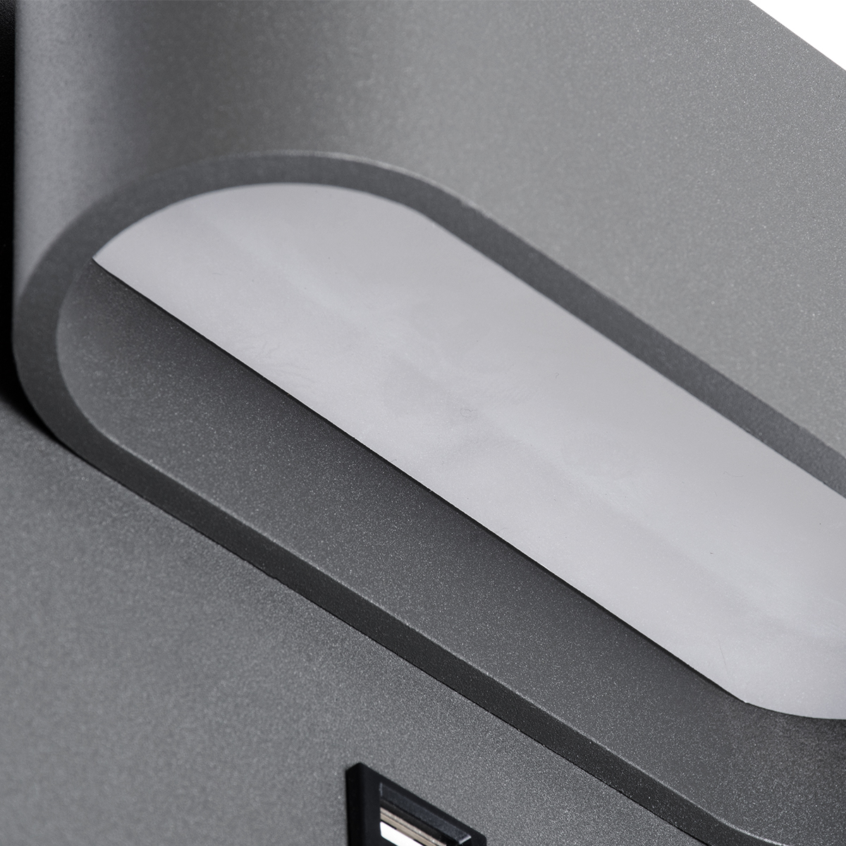 LEDTM® IBIS 61369 Μοντέρνο Φωτιστικό Τοίχου - Απλίκα Ξενοδοχείου Reading Light με Φορτιστή USB 3A LED 10W 1100lm 36° & 360° AC 220-240V IP20 Φυσικό Λευκό 4500K - Bridgelux COB Chip & TÜV SÜD Driver - Γκρι Ανθρακί Ματ - Μ10 x Π6.1 x Υ18cm - 3 Χρόνια Εγγύηση - Image 9