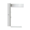 LEDTM® CROWN 61371 Μοντέρνο Φωτιστικό Τοίχου - Απλίκα Ξενοδοχείου Reading Light με Φορτιστή USB 3A LED 5W 550lm 120° AC 220-240V IP20 Φυσικό Λευκό 4500K - Bridgelux COB Chip & TÜV SÜD Driver - Λευκό Ματ - Μ15 x Π15 x Υ23cm - 3 Χρόνια Εγγύηση - Image 5