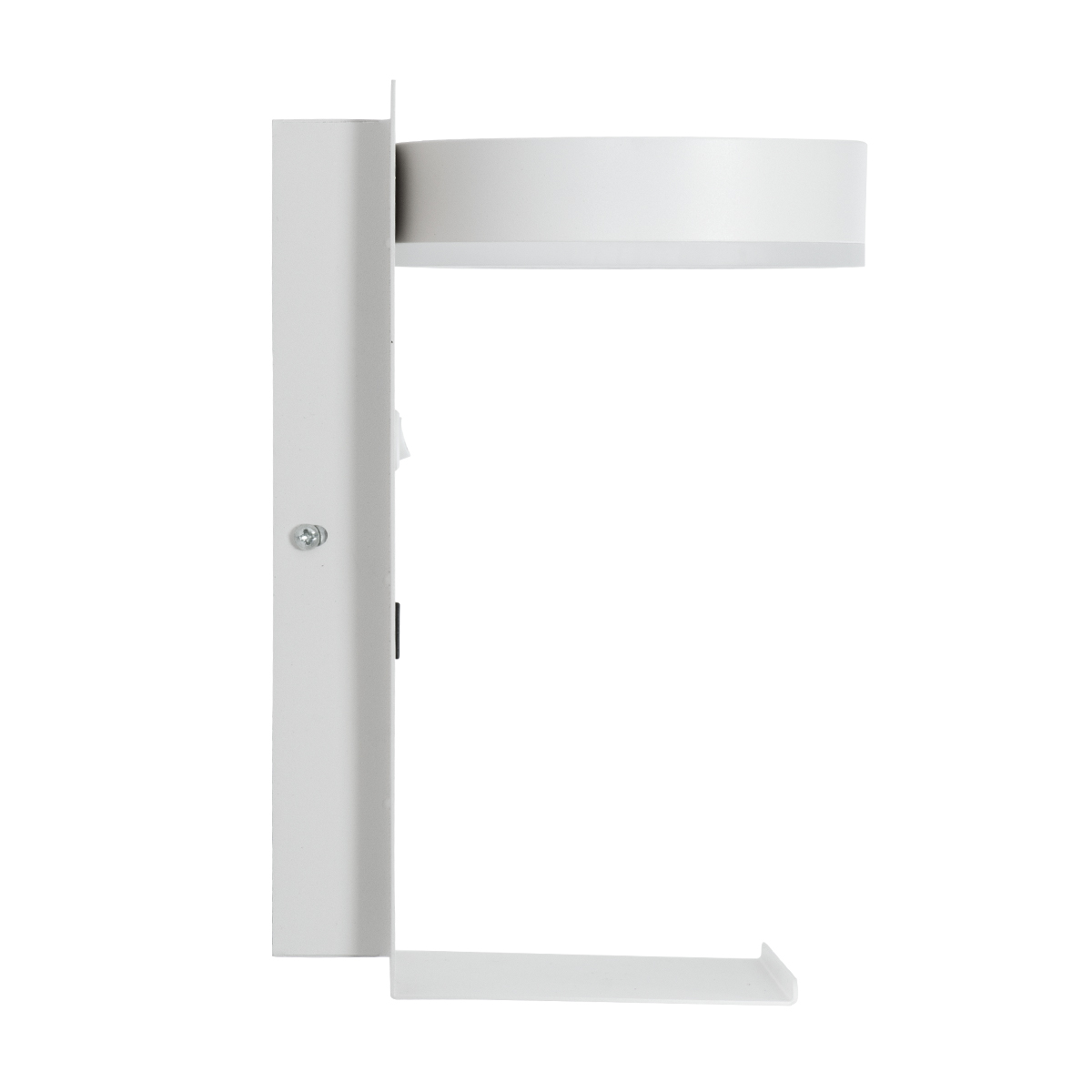 LEDTM® CROWN 61371 Μοντέρνο Φωτιστικό Τοίχου - Απλίκα Ξενοδοχείου Reading Light με Φορτιστή USB 3A LED 5W 550lm 120° AC 220-240V IP20 Φυσικό Λευκό 4500K - Bridgelux COB Chip & TÜV SÜD Driver - Λευκό Ματ - Μ15 x Π15 x Υ23cm - 3 Χρόνια Εγγύηση - Image 5