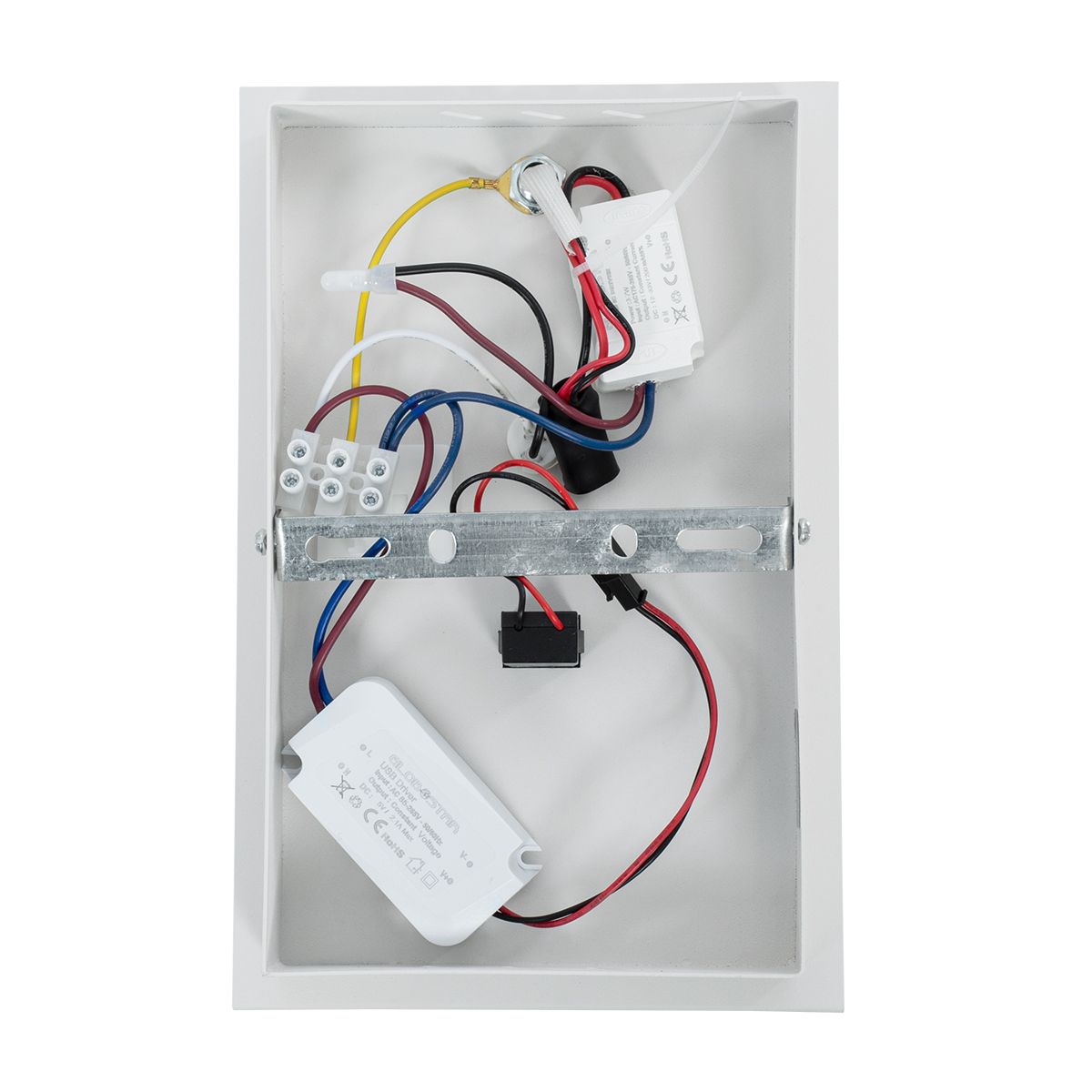 LEDTM® CROWN 61371 Μοντέρνο Φωτιστικό Τοίχου - Απλίκα Ξενοδοχείου Reading Light με Φορτιστή USB 3A LED 5W 550lm 120° AC 220-240V IP20 Φυσικό Λευκό 4500K - Bridgelux COB Chip & TÜV SÜD Driver - Λευκό Ματ - Μ15 x Π15 x Υ23cm - 3 Χρόνια Εγγύηση - Image 6