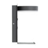 LEDTM® CROWN 61372 Μοντέρνο Φωτιστικό Τοίχου - Απλίκα Ξενοδοχείου Reading Light με Φορτιστή USB 3A LED 5W 550lm 120° AC 220-240V IP20 Φυσικό Λευκό 4500K - Bridgelux COB Chip & TÜV SÜD Driver - Γκρι Ανθρακί Ματ - Μ15 x Π15 x Υ23cm - 3 Χρόνια Εγγύηση - Image 5