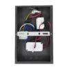 LEDTM® CROWN 61372 Μοντέρνο Φωτιστικό Τοίχου - Απλίκα Ξενοδοχείου Reading Light με Φορτιστή USB 3A LED 5W 550lm 120° AC 220-240V IP20 Φυσικό Λευκό 4500K - Bridgelux COB Chip & TÜV SÜD Driver - Γκρι Ανθρακί Ματ - Μ15 x Π15 x Υ23cm - 3 Χρόνια Εγγύηση - Image 6