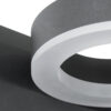 LEDTM® CROWN 61372 Μοντέρνο Φωτιστικό Τοίχου - Απλίκα Ξενοδοχείου Reading Light με Φορτιστή USB 3A LED 5W 550lm 120° AC 220-240V IP20 Φυσικό Λευκό 4500K - Bridgelux COB Chip & TÜV SÜD Driver - Γκρι Ανθρακί Ματ - Μ15 x Π15 x Υ23cm - 3 Χρόνια Εγγύηση - Image 8