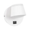 LEDTM® REGENCY 61374 Μοντέρνο Φωτιστικό Τοίχου - Απλίκα Ξενοδοχείου Reading Light με Φορτιστή USB 3A LED 8W 920lm 120° AC 220-240V IP20 Φυσικό Λευκό 4500K - Bridgelux SMD Chip & TÜV SÜD Driver - Λευκό Ματ - Μ12 x Π12 x Υ13cm - 3 Χρόνια Εγγύηση - Image 2