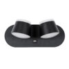 LEDTM® REGENCY 61376 Μοντέρνο Φωτιστικό Τοίχου - Απλίκα Ξενοδοχείου Reading Light με Φορτιστή USB 3A LED 16W 1840lm 120° AC 220-240V IP20 Φυσικό Λευκό 4500K - Bridgelux SMD Chip & TÜV SÜD Driver - Μαύρο Ματ - Μ16.5 x Π12 x Υ10cm - 3 Χρόνια Εγγύηση - Image 4