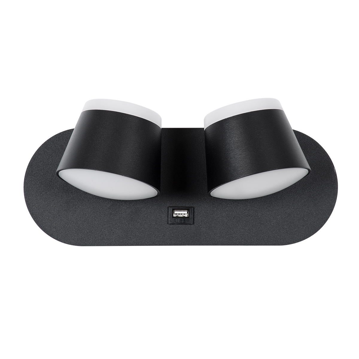 LEDTM® REGENCY 61376 Μοντέρνο Φωτιστικό Τοίχου - Απλίκα Ξενοδοχείου Reading Light με Φορτιστή USB 3A LED 16W 1840lm 120° AC 220-240V IP20 Φυσικό Λευκό 4500K - Bridgelux SMD Chip & TÜV SÜD Driver - Μαύρο Ματ - Μ16.5 x Π12 x Υ10cm - 3 Χρόνια Εγγύηση - Image 4