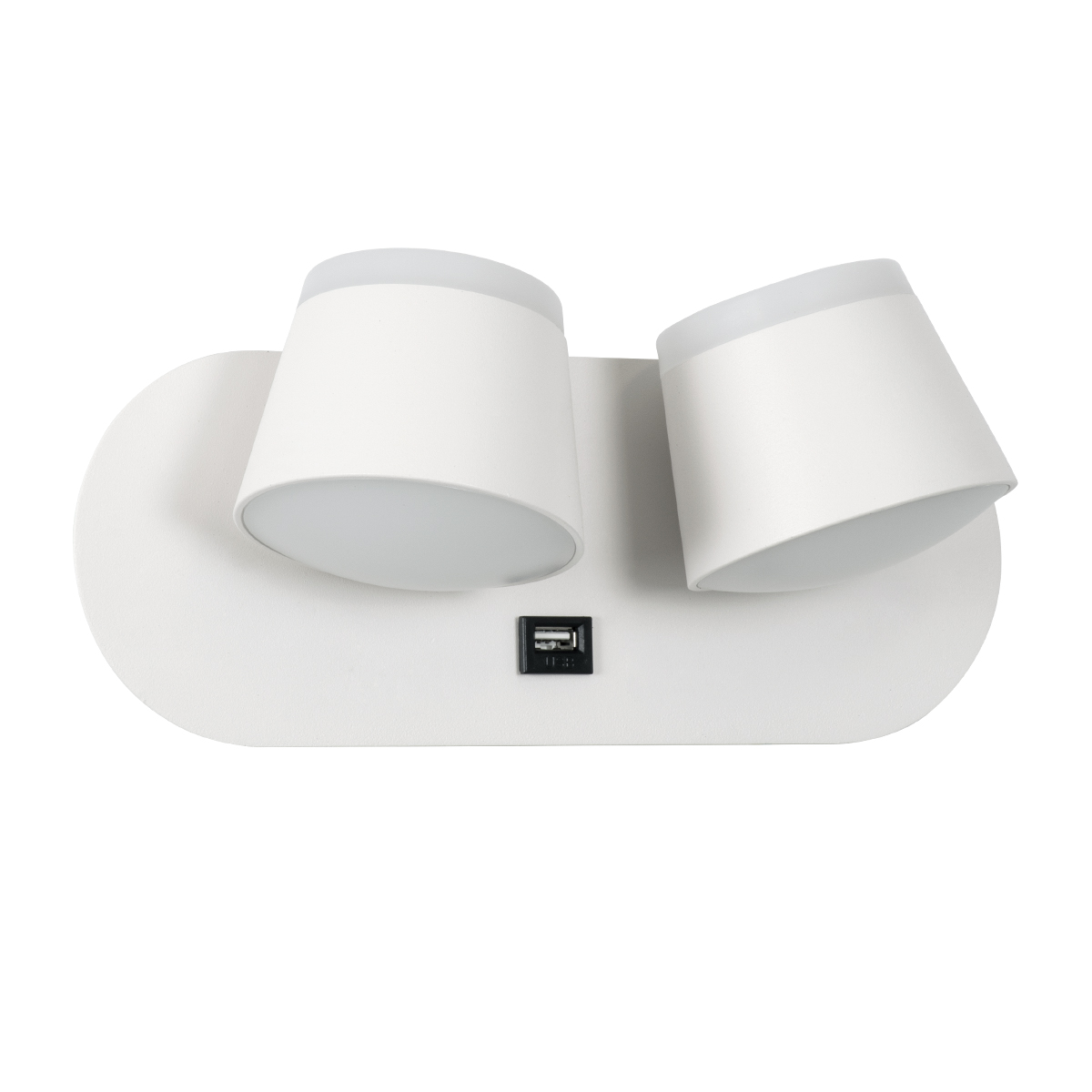 LEDTM® REGENCY 61377 Μοντέρνο Φωτιστικό Τοίχου - Απλίκα Ξενοδοχείου Reading Light με Φορτιστή USB 3A LED 16W 1840lm 120° AC 220-240V IP20 Φυσικό Λευκό 4500K - Bridgelux SMD Chip & TÜV SÜD Driver - Λευκό Ματ - Μ16.5 x Π12 x Υ10cm - 3 Χρόνια Εγγύηση - Image 3