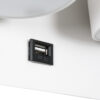 LEDTM® REGENCY 61377 Μοντέρνο Φωτιστικό Τοίχου - Απλίκα Ξενοδοχείου Reading Light με Φορτιστή USB 3A LED 16W 1840lm 120° AC 220-240V IP20 Φυσικό Λευκό 4500K - Bridgelux SMD Chip & TÜV SÜD Driver - Λευκό Ματ - Μ16.5 x Π12 x Υ10cm - 3 Χρόνια Εγγύηση - Image 7