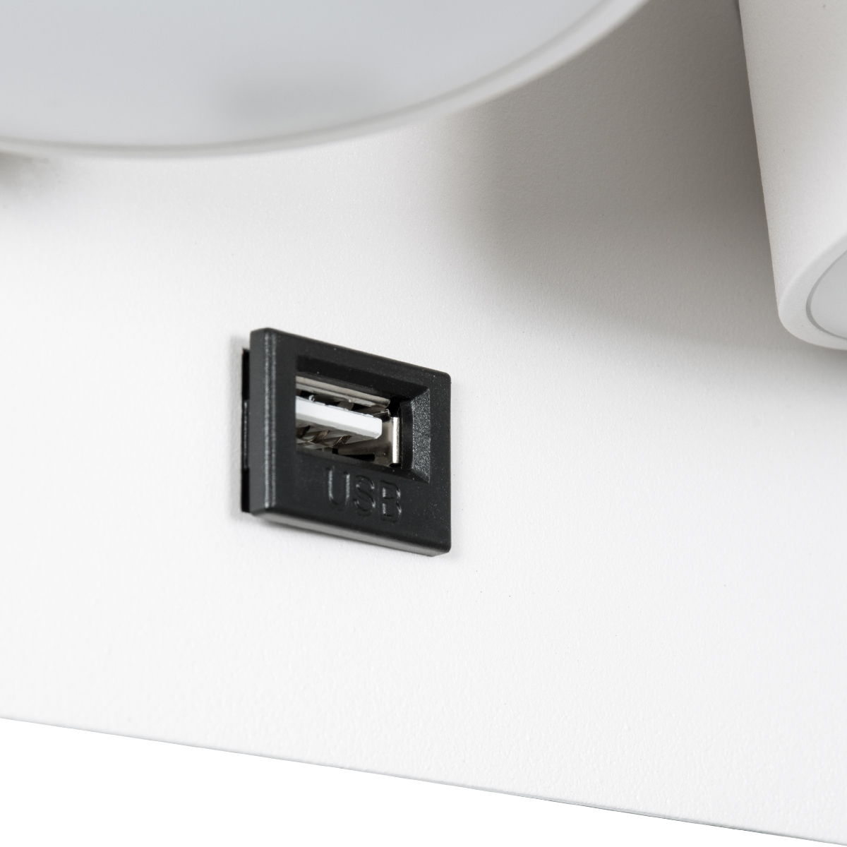 LEDTM® REGENCY 61377 Μοντέρνο Φωτιστικό Τοίχου - Απλίκα Ξενοδοχείου Reading Light με Φορτιστή USB 3A LED 16W 1840lm 120° AC 220-240V IP20 Φυσικό Λευκό 4500K - Bridgelux SMD Chip & TÜV SÜD Driver - Λευκό Ματ - Μ16.5 x Π12 x Υ10cm - 3 Χρόνια Εγγύηση - Image 7
