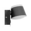 LEDTM® REGENCY 61378 Μοντέρνο Φωτιστικό Τοίχου - Απλίκα Ξενοδοχείου Reading Light με Φορτιστή USB 3A LED 16W 1840lm 120° AC 220-240V IP20 Φυσικό Λευκό 4500K - Bridgelux SMD Chip & TÜV SÜD Driver - Γκρι Ανθρακί Ματ - Μ16.5 x Π12 x Υ10cm - 3 Χρόνια Εγγύηση - Image 5