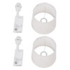 LEDTM® ROULETTE-R 61380 Μοντέρνο Φωτιστικό Τοίχου - Απλίκα Ξενοδοχείου Reading Light με Φορτιστή USB 3A & Ντουί 1 x E27 LED 3W 360lm 36° & 360° AC 220-240V IP20 Φυσικό Λευκό 4500K - Bridgelux COB Chip & TÜV SÜD Driver - Λευκό Ματ & Μπεζ - Μ22 x Π23.5 x Υ37cm - Σετ 2 Τεμαχίων - 3 Χρόνια Εγγύηση - Image 11