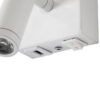 LEDTM® ROULETTE-R 61380 Μοντέρνο Φωτιστικό Τοίχου - Απλίκα Ξενοδοχείου Reading Light με Φορτιστή USB 3A & Ντουί 1 x E27 LED 3W 360lm 36° & 360° AC 220-240V IP20 Φυσικό Λευκό 4500K - Bridgelux COB Chip & TÜV SÜD Driver - Λευκό Ματ & Μπεζ - Μ22 x Π23.5 x Υ37cm - Σετ 2 Τεμαχίων - 3 Χρόνια Εγγύηση - Image 7
