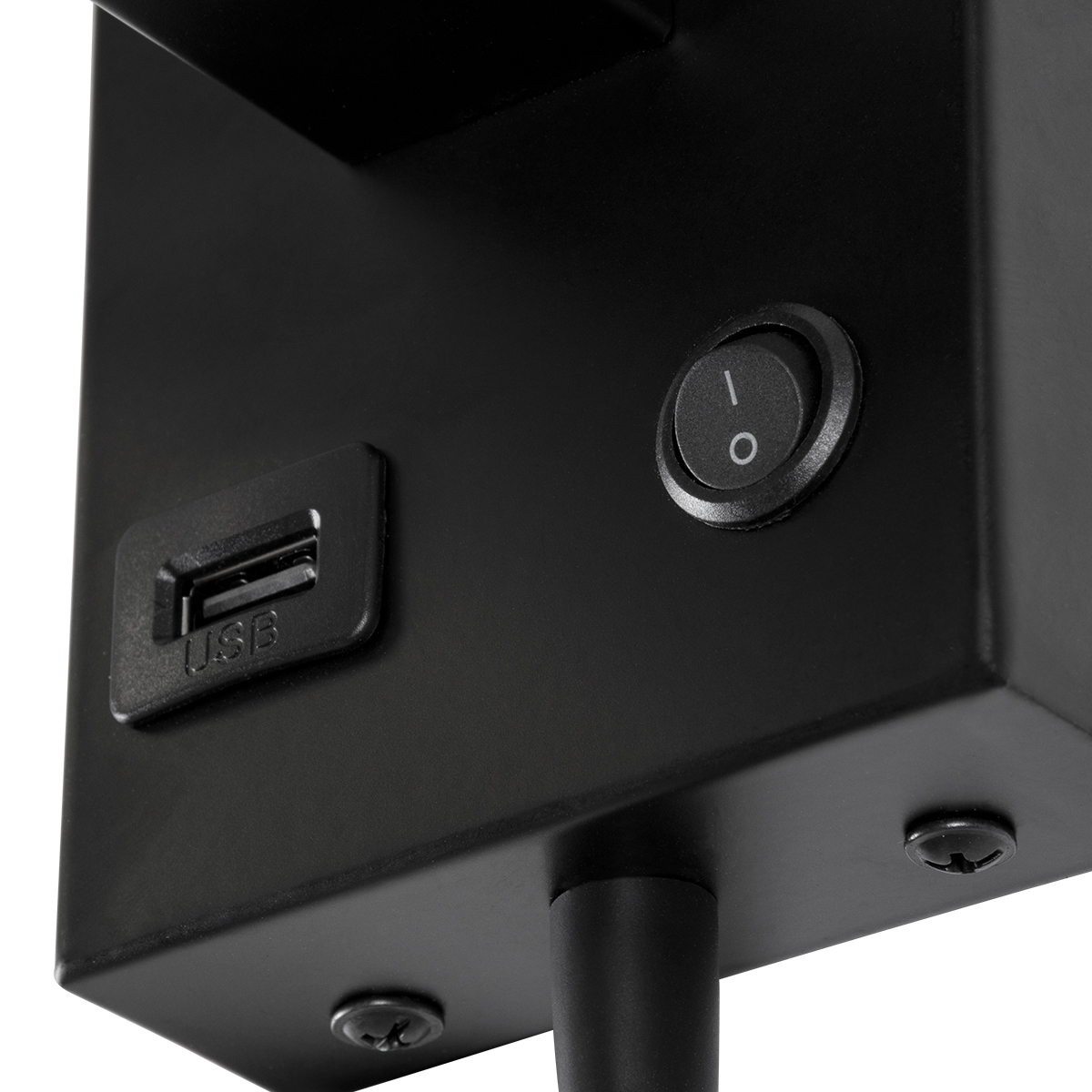 LEDTM® ROULETTE-S 61382 Μοντέρνο Φωτιστικό Τοίχου - Απλίκα Ξενοδοχείου Reading Light με Φορτιστή USB 3A & Ντουί 1 x E27 LED 3W 360lm 36° & 360° AC 220-240V IP20 Φυσικό Λευκό 4500K - Bridgelux COB Chip & TÜV SÜD Driver - Μαύρο & Μπεζ - Μ17 x Π20 x Υ37cm - Σετ 2 Τεμαχίων - 3 Χρόνια Εγγύηση - Image 7