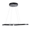 LEDTM® BUTTERFLY 61391 Μοντέρνο Κρεμαστό Φωτιστικό Οροφής LED 75W 7500lm 300° AC 220-240V IP20 Ρυθμιζόμενο Λευκό CCT με Χειριστήριο από 2700K έως 6000K Dimmable - Lumileds SMD Chip - Μαύρο Ματ - Μ70 x Π55 x Υ4cm - 3 Χρόνια Εγγύηση - Image 6
