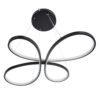 LEDTM® BUTTERFLY 61391 Μοντέρνο Κρεμαστό Φωτιστικό Οροφής LED 75W 7500lm 300° AC 220-240V IP20 Ρυθμιζόμενο Λευκό CCT με Χειριστήριο από 2700K έως 6000K Dimmable - Lumileds SMD Chip - Μαύρο Ματ - Μ70 x Π55 x Υ4cm - 3 Χρόνια Εγγύηση - Image 7