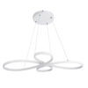 LEDTM® BUTTERFLY 61392 Μοντέρνο Κρεμαστό Φωτιστικό Οροφής LED 75W 7500lm 300° AC 220-240V IP20 Ρυθμιζόμενο Λευκό CCT με Χειριστήριο από 2700K έως 6000K Dimmable - Lumileds SMD Chip - Λευκό Ματ - Μ70 x Π55 x Υ4cm - 3 Χρόνια Εγγύηση - Image 5