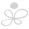 LEDTM® BUTTERFLY 61392 Μοντέρνο Κρεμαστό Φωτιστικό Οροφής LED 75W 7500lm 300° AC 220-240V IP20 Ρυθμιζόμενο Λευκό CCT με Χειριστήριο από 2700K έως 6000K Dimmable - Lumileds SMD Chip - Λευκό Ματ - Μ70 x Π55 x Υ4cm - 3 Χρόνια Εγγύηση - Image 7