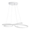 LEDTM® BUTTERFLY 61392 Μοντέρνο Κρεμαστό Φωτιστικό Οροφής LED 75W 7500lm 300° AC 220-240V IP20 Ρυθμιζόμενο Λευκό CCT με Χειριστήριο από 2700K έως 6000K Dimmable - Lumileds SMD Chip - Λευκό Ματ - Μ70 x Π55 x Υ4cm - 3 Χρόνια Εγγύηση - Image 8