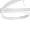 LEDTM® BUTTERFLY 61392 Μοντέρνο Κρεμαστό Φωτιστικό Οροφής LED 75W 7500lm 300° AC 220-240V IP20 Ρυθμιζόμενο Λευκό CCT με Χειριστήριο από 2700K έως 6000K Dimmable - Lumileds SMD Chip - Λευκό Ματ - Μ70 x Π55 x Υ4cm - 3 Χρόνια Εγγύηση - Image 9