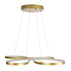 LEDTM® BUTTERFLY 61393 Μοντέρνο Κρεμαστό Φωτιστικό Οροφής LED 75W 7500lm 300° AC 220-240V IP20 Ρυθμιζόμενο Λευκό CCT με Χειριστήριο από 2700K έως 6000K Dimmable - Lumileds SMD Chip - Χρυσό Βούρτσας - Μ70 x Π55 x Υ4cm - 3 Χρόνια Εγγύηση - Image 8