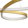 LEDTM® BUTTERFLY 61393 Μοντέρνο Κρεμαστό Φωτιστικό Οροφής LED 75W 7500lm 300° AC 220-240V IP20 Ρυθμιζόμενο Λευκό CCT με Χειριστήριο από 2700K έως 6000K Dimmable - Lumileds SMD Chip - Χρυσό Βούρτσας - Μ70 x Π55 x Υ4cm - 3 Χρόνια Εγγύηση - Image 9