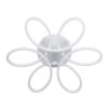 LEDTM® MARGARET 61401 Μοντέρνο Φωτιστικό Οροφής LED 54W 6210lm 360° AC 220-240V IP20 Ρυθμιζόμενο Λευκό CCT με Χειριστήριο από 2700K έως 6000K Dimmable - Lumileds SMD Chip - Λευκό Ματ - Μ57 x Π57 x Υ12cm - 3 Χρόνια Εγγύηση - Image 4