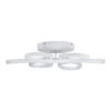 LEDTM® MARGARET 61401 Μοντέρνο Φωτιστικό Οροφής LED 54W 6210lm 360° AC 220-240V IP20 Ρυθμιζόμενο Λευκό CCT με Χειριστήριο από 2700K έως 6000K Dimmable - Lumileds SMD Chip - Λευκό Ματ - Μ57 x Π57 x Υ12cm - 3 Χρόνια Εγγύηση - Image 5