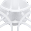 LEDTM® MARGARET 61401 Μοντέρνο Φωτιστικό Οροφής LED 54W 6210lm 360° AC 220-240V IP20 Ρυθμιζόμενο Λευκό CCT με Χειριστήριο από 2700K έως 6000K Dimmable - Lumileds SMD Chip - Λευκό Ματ - Μ57 x Π57 x Υ12cm - 3 Χρόνια Εγγύηση - Image 6