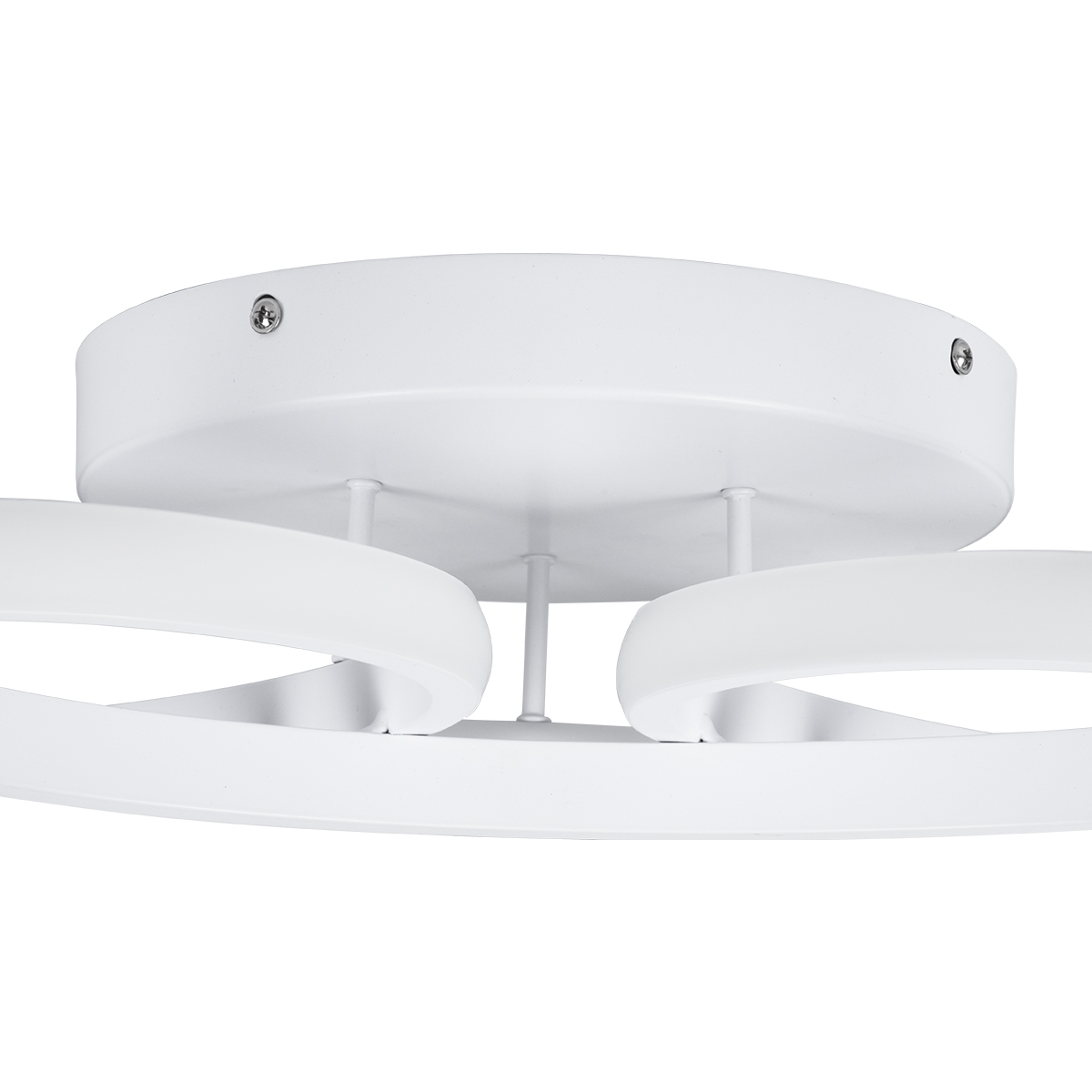 LEDTM® MARGARET 61401 Μοντέρνο Φωτιστικό Οροφής LED 54W 6210lm 360° AC 220-240V IP20 Ρυθμιζόμενο Λευκό CCT με Χειριστήριο από 2700K έως 6000K Dimmable - Lumileds SMD Chip - Λευκό Ματ - Μ57 x Π57 x Υ12cm - 3 Χρόνια Εγγύηση - Image 7