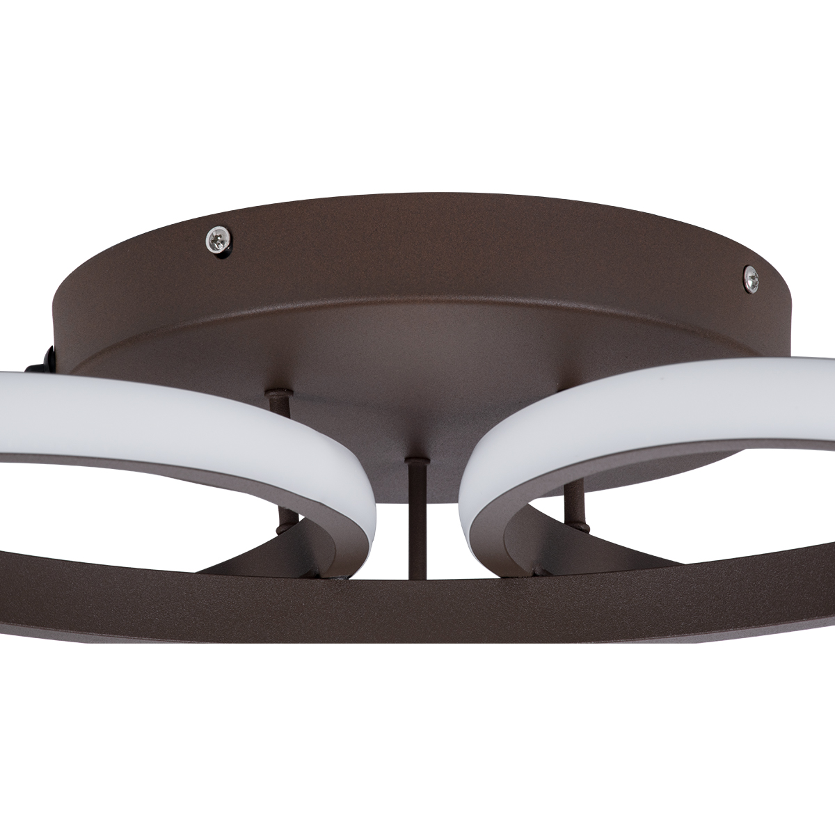 LEDTM® MARGARET 61402 Μοντέρνο Φωτιστικό Οροφής LED 54W 6210lm 360° AC 220-240V IP20 Ρυθμιζόμενο Λευκό CCT με Χειριστήριο από 2700K έως 6000K Dimmable - Lumileds SMD Chip - Καφέ Ματ - Μ57 x Π57 x Υ12cm - 3 Χρόνια Εγγύηση - Image 7