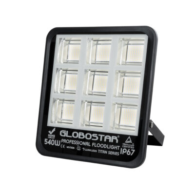 Alternative view of LEDTM® TITAN 61436 Προβολέας για Γήπεδα Tennis & Ποδοσφαίρου 5x5 LED 540W 67500lm 60°x90° AC 220-240V Αδιάβροχο IP67 Φυσικό Λευκό 5000K - Lumileds SMD Chip - TÜV Rheinland Certified - Μαύρο Ματ - Μ38 x Π8 x Υ42cm - 5 Χρόνια Εγγύηση