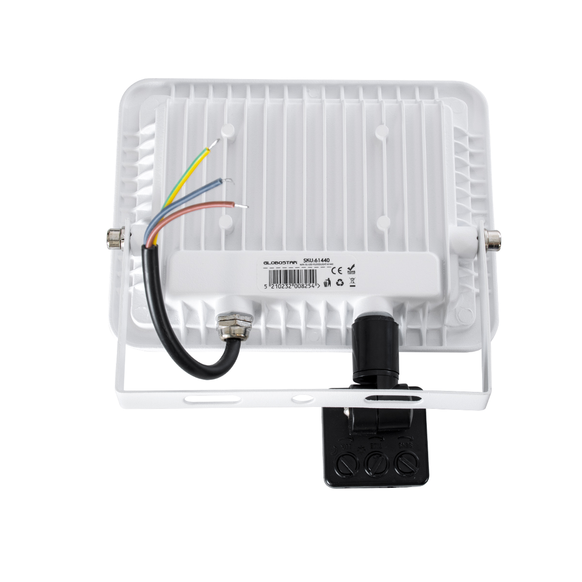 LEDTM® AURORA 64440 Προβολέας με Ανιχνευτή PIR / Αισθητήρα Κίνησης LED 30W 3750lm 120° AC 220-240V Αδιάβροχο IP67 Ψυχρό Λευκό 6000K - Lumileds SMD Chip - TÜV Rheinland Certified - Λευκό Ματ - Μ16 x Π5 x Υ17.5cm - 3 Χρόνια Εγγύηση - Image 5