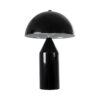 LEDTM® URANUS-S 61449 Μοντέρνο Επιτραπέζιο Φωτιστικό Πορτατίφ με Ντουί 2 x E27 AC 220-240V IP20 - Μαύρο - Μ25 x Π25 x Υ39cm - Image 3