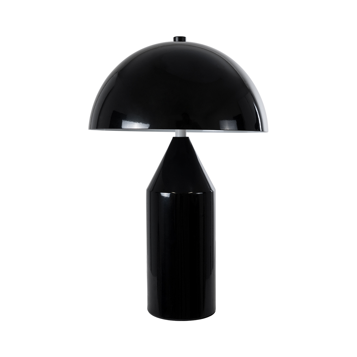 LEDTM® URANUS-S 61449 Μοντέρνο Επιτραπέζιο Φωτιστικό Πορτατίφ με Ντουί 2 x E27 AC 220-240V IP20 - Μαύρο - Μ25 x Π25 x Υ39cm - Image 4
