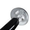 LEDTM® URANUS-S 61449 Μοντέρνο Επιτραπέζιο Φωτιστικό Πορτατίφ με Ντουί 2 x E27 AC 220-240V IP20 - Μαύρο - Μ25 x Π25 x Υ39cm - Image 8