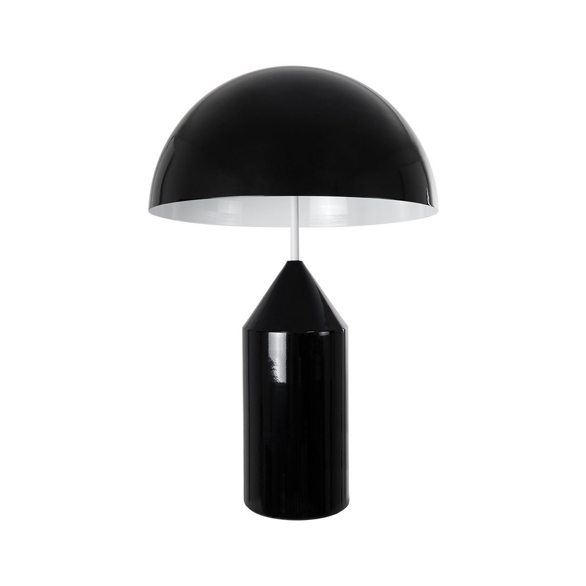 LEDTM® URANUS-L 61457 Μοντέρνο Επιτραπέζιο Φωτιστικό Πορτατίφ με Ντουί 2 x E27 AC 220-240V IP20 - Μαύρο - Μ50 x Π50 x Υ77cm - Image 3