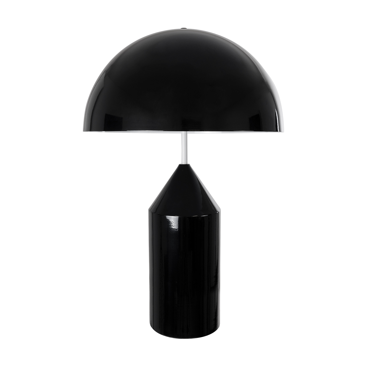 LEDTM® URANUS-L 61457 Μοντέρνο Επιτραπέζιο Φωτιστικό Πορτατίφ με Ντουί 2 x E27 AC 220-240V IP20 - Μαύρο - Μ50 x Π50 x Υ77cm - Image 4
