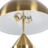 LEDTM® URANUS-L 61459 Μοντέρνο Επιτραπέζιο Φωτιστικό Πορτατίφ με Ντουί 2 x E27 AC 220-240V IP20 - Χρυσό - Μ50 x Π50 x Υ77cm - Image 7