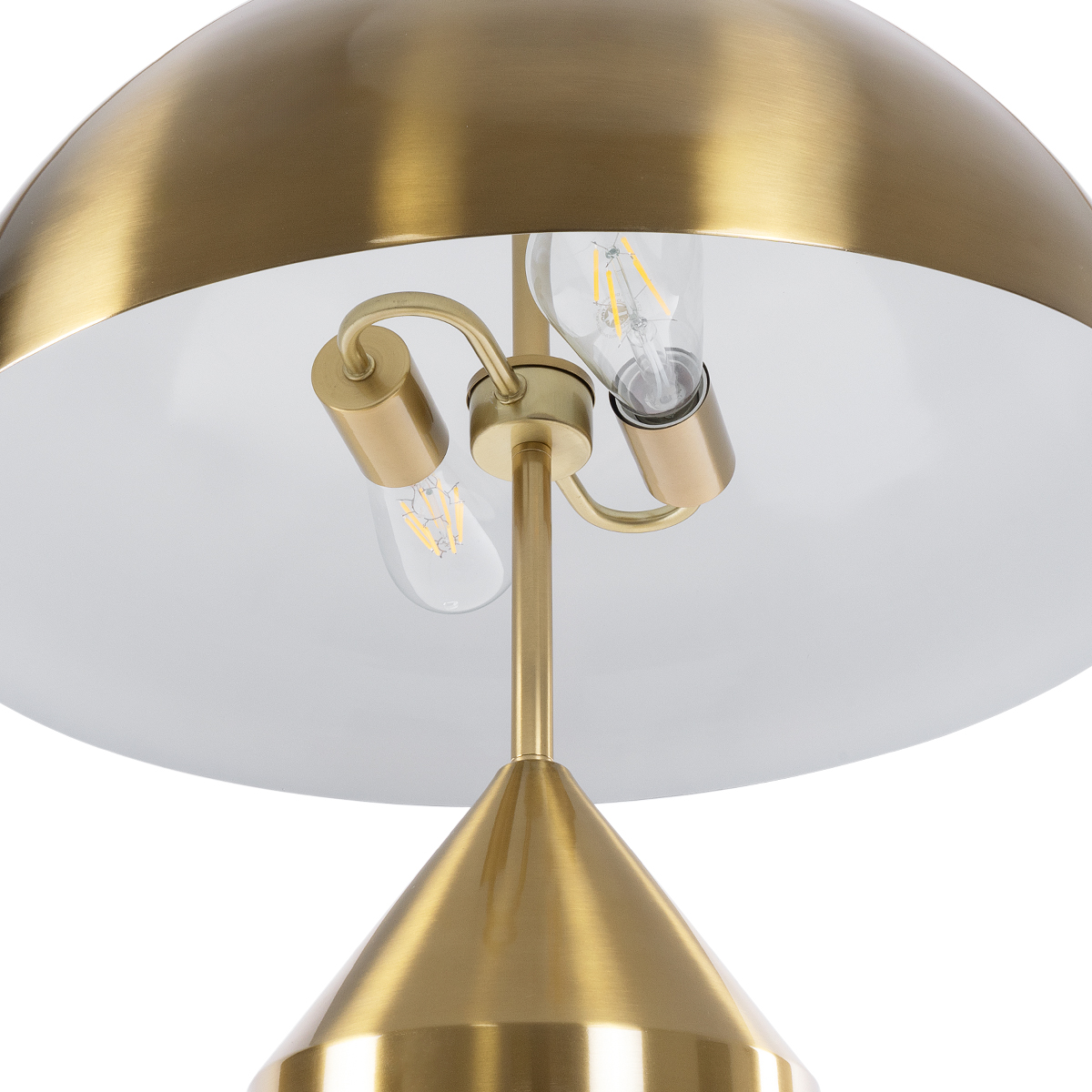 LEDTM® URANUS-L 61459 Μοντέρνο Επιτραπέζιο Φωτιστικό Πορτατίφ με Ντουί 2 x E27 AC 220-240V IP20 - Χρυσό - Μ50 x Π50 x Υ77cm - Image 7