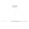 LEDTM® DIAMOND 61518 Μοντέρνο Κρεμαστό Φωτιστικό Οροφής LED 75W 8400lm 360° AC 220-240V IP20 Ρυθμιζόμενο Λευκό CCT με Χειριστήριο από 2700K έως 6000K Dimmable - Lumileds SMD Chip - Λευκό Ματ - Μ100 x Π100 x Υ90cm - 3 Χρόνια Εγγύηση - Image 4
