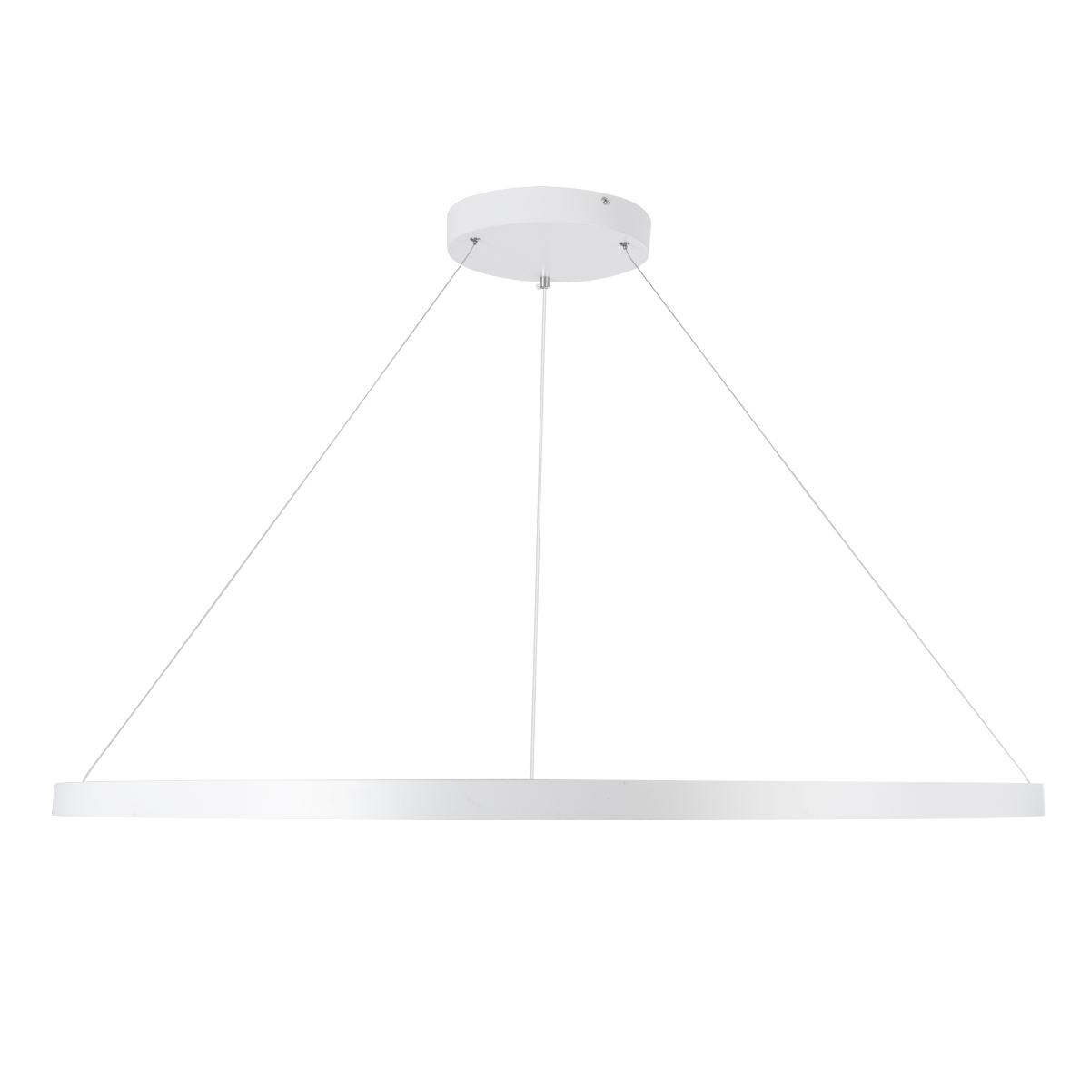 LEDTM® DIAMOND 61518 Μοντέρνο Κρεμαστό Φωτιστικό Οροφής LED 75W 8400lm 360° AC 220-240V IP20 Ρυθμιζόμενο Λευκό CCT με Χειριστήριο από 2700K έως 6000K Dimmable - Lumileds SMD Chip - Λευκό Ματ - Μ100 x Π100 x Υ90cm - 3 Χρόνια Εγγύηση - Image 4