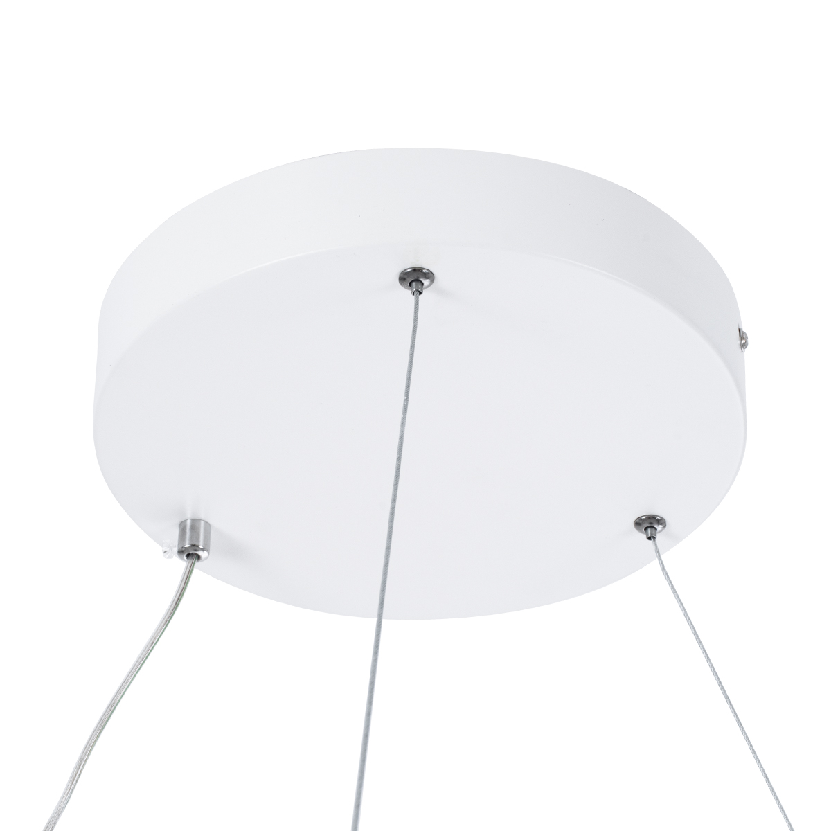 LEDTM® DIAMOND 61518 Μοντέρνο Κρεμαστό Φωτιστικό Οροφής LED 75W 8400lm 360° AC 220-240V IP20 Ρυθμιζόμενο Λευκό CCT με Χειριστήριο από 2700K έως 6000K Dimmable - Lumileds SMD Chip - Λευκό Ματ - Μ100 x Π100 x Υ90cm - 3 Χρόνια Εγγύηση - Image 7