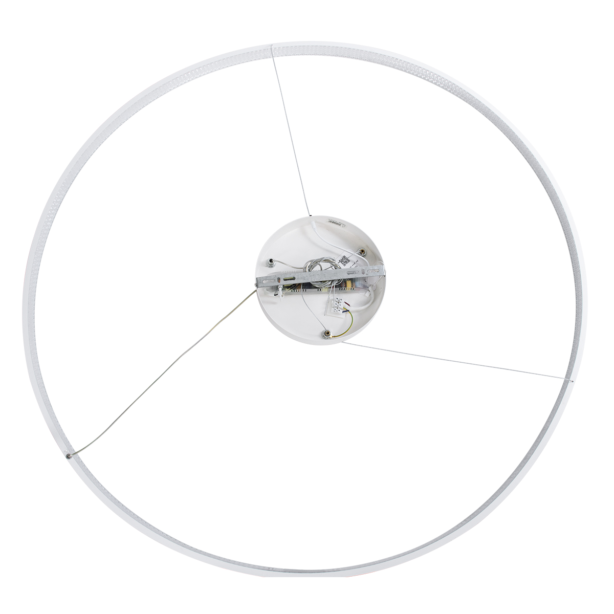 LEDTM® DIAMOND 61518 Μοντέρνο Κρεμαστό Φωτιστικό Οροφής LED 75W 8400lm 360° AC 220-240V IP20 Ρυθμιζόμενο Λευκό CCT με Χειριστήριο από 2700K έως 6000K Dimmable - Lumileds SMD Chip - Λευκό Ματ - Μ100 x Π100 x Υ90cm - 3 Χρόνια Εγγύηση - Image 8