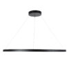 LEDTM® DIAMOND 61519 Μοντέρνο Κρεμαστό Φωτιστικό Οροφής LED 75W 8400lm 360° AC 220-240V IP20 Ρυθμιζόμενο Λευκό CCT με Χειριστήριο από 2700K έως 6000K Dimmable - Lumileds SMD Chip - Μαύρο Ματ - Μ100 x Π100 x Υ90cm - 3 Χρόνια Εγγύηση - Image 4