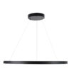 LEDTM® DIAMOND 61520 Μοντέρνο Κρεμαστό Φωτιστικό Οροφής LED 67W 7504lm 360° AC 220-240V IP20 Ρυθμιζόμενο Λευκό CCT με Χειριστήριο από 2700K έως 6000K Dimmable - Lumileds SMD Chip - Μαύρο Ματ - Μ80 x Π80 x Υ110cm - 3 Χρόνια Εγγύηση - Image 4