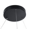 LEDTM® DIAMOND 61520 Μοντέρνο Κρεμαστό Φωτιστικό Οροφής LED 67W 7504lm 360° AC 220-240V IP20 Ρυθμιζόμενο Λευκό CCT με Χειριστήριο από 2700K έως 6000K Dimmable - Lumileds SMD Chip - Μαύρο Ματ - Μ80 x Π80 x Υ110cm - 3 Χρόνια Εγγύηση - Image 7