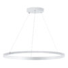 LEDTM® DIAMOND 61521 Μοντέρνο Κρεμαστό Φωτιστικό Οροφής LED 67W 7504lm 360° AC 220-240V IP20 Ρυθμιζόμενο Λευκό CCT με Χειριστήριο από 2700K έως 6000K Dimmable - Lumileds SMD Chip - Λευκό Ματ - Μ80 x Π80 x Υ110cm - 3 Χρόνια Εγγύηση - Image 5